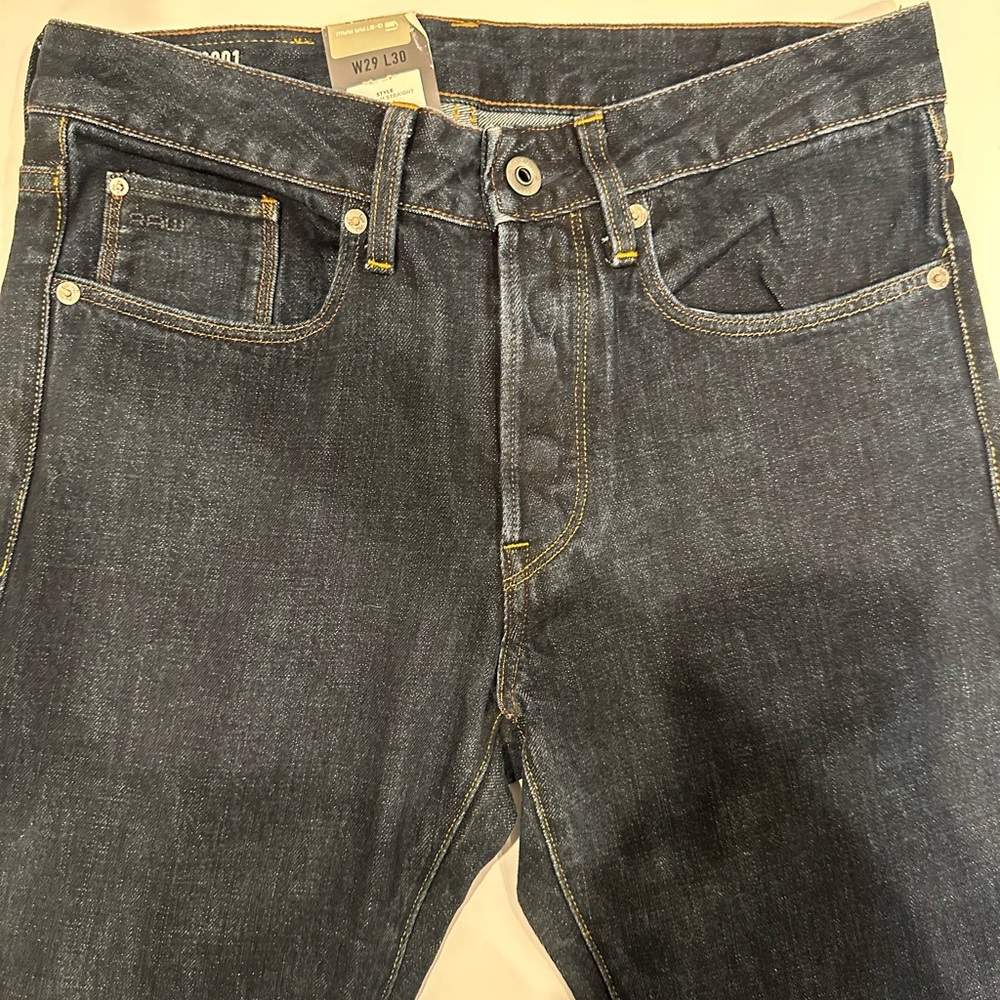 NEW WITH TAGS G STAR 3301 Slim Straight Jeans